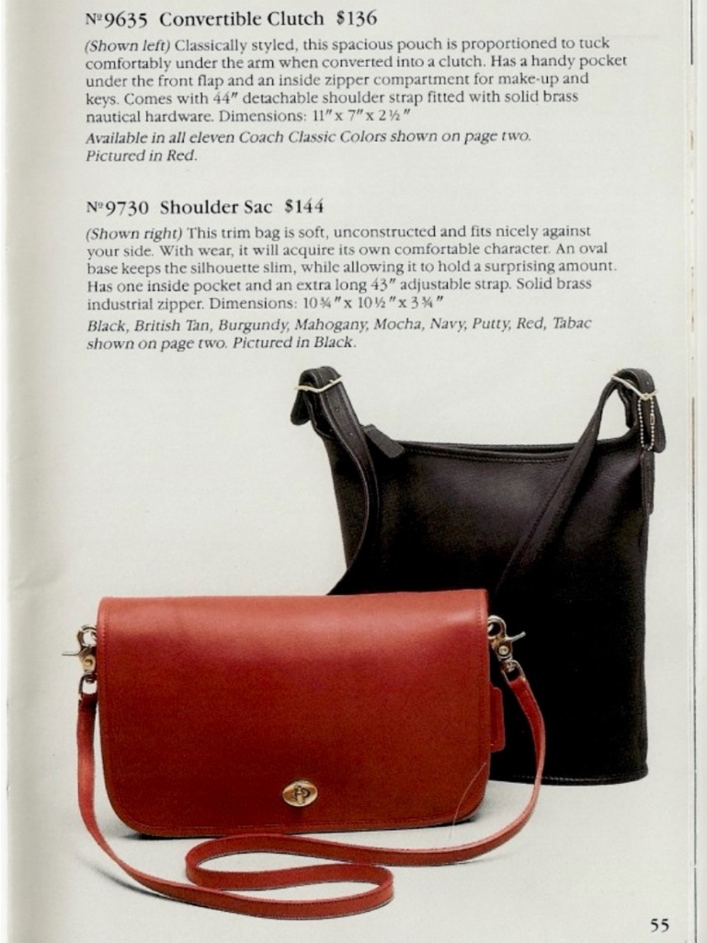 Vintage Coach 80’s - 9730 Shoulder Sac Bag - Picture 15 of 17